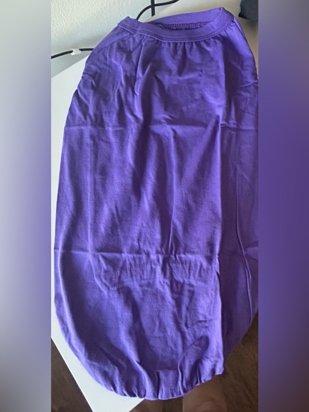 Purple pet shirt size XL